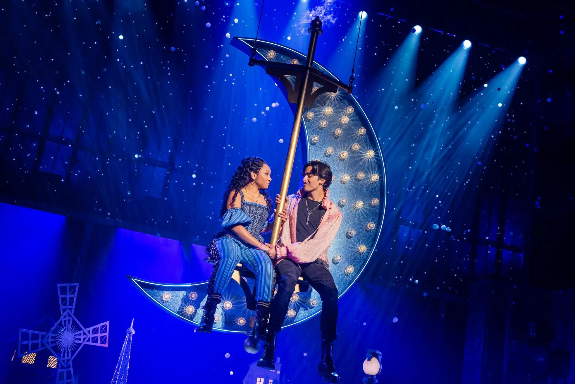 Fabiola Caraballo Quijada and Joseph Torres in the North American Tour of & JULIET - Photo Credit Evan Zimmerman for MurphyMade