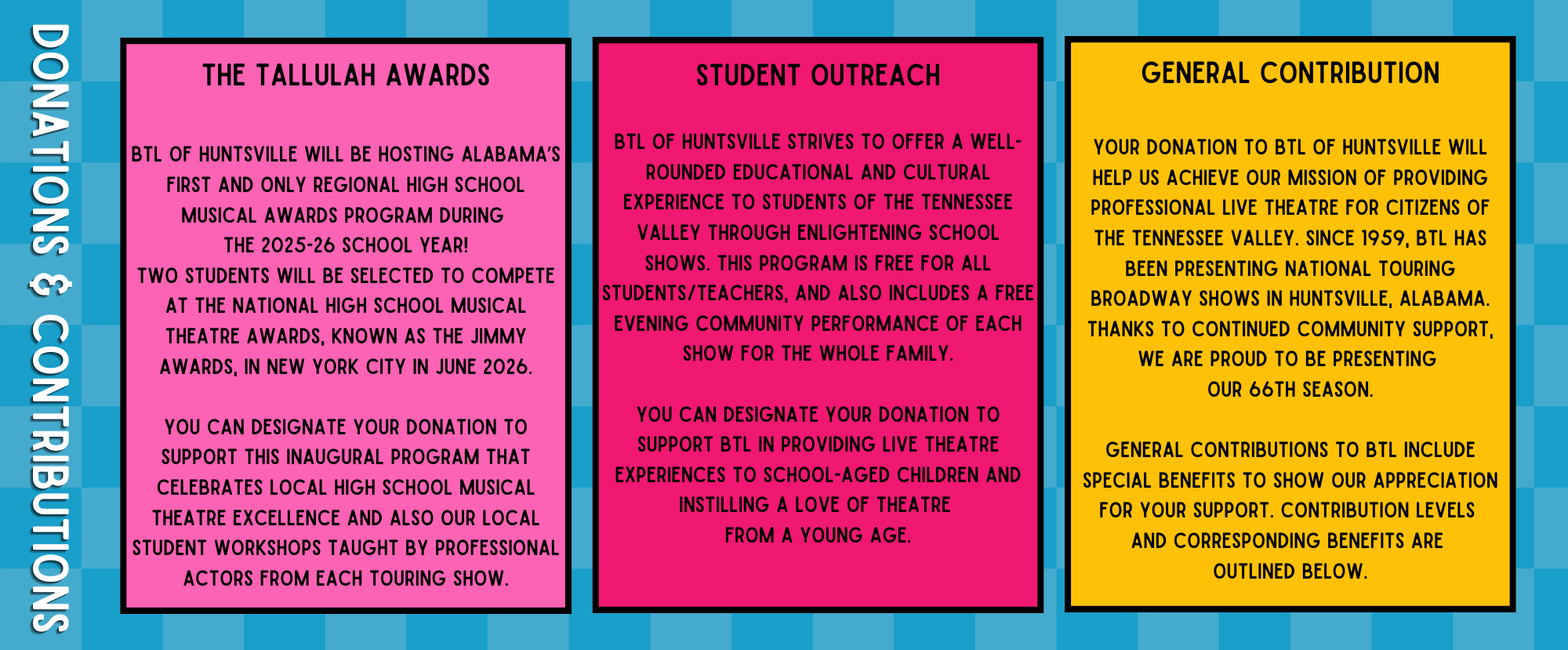 DONATION BUCKETS