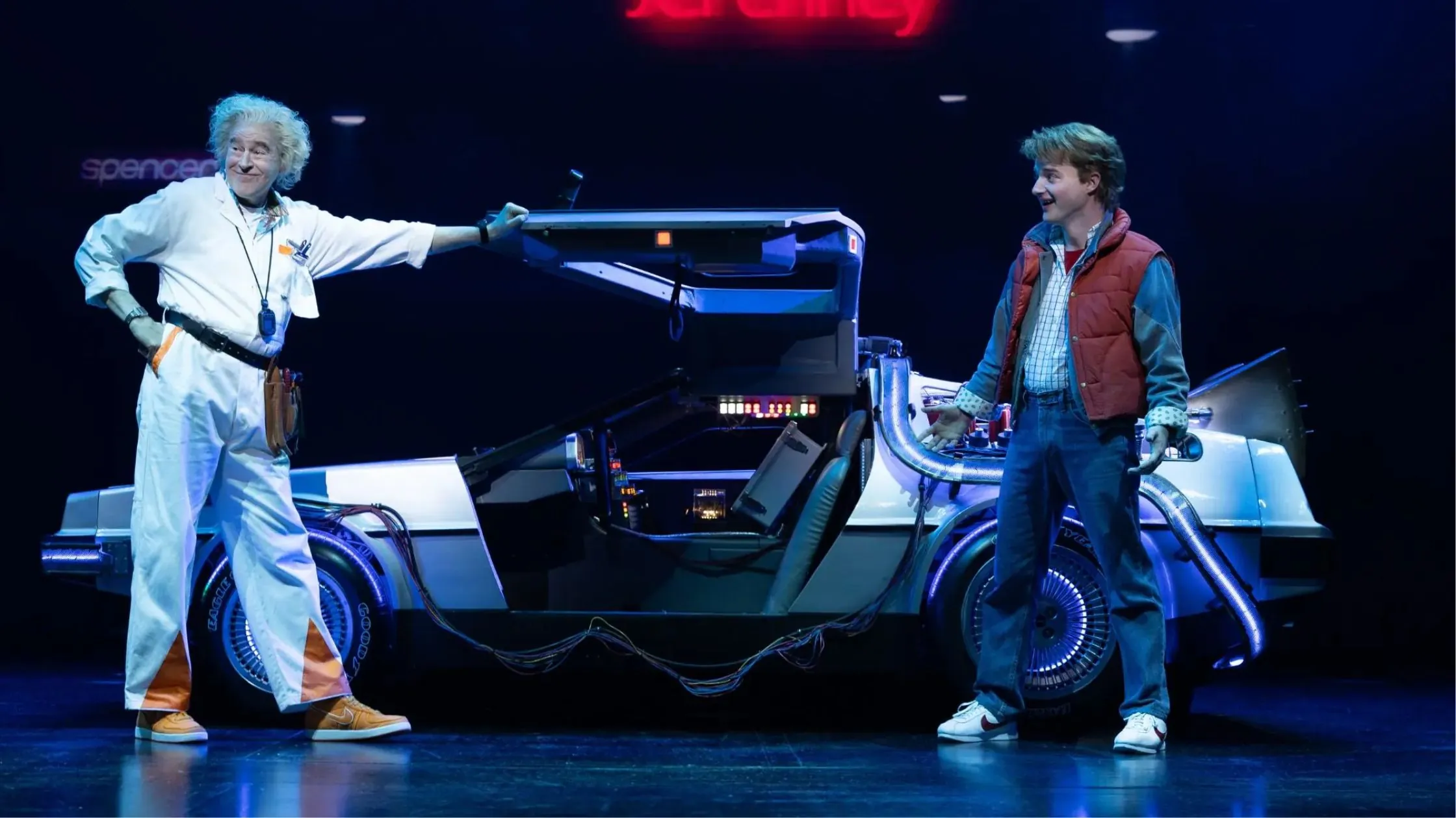Broadway's David Josefsberg as Doc Brown in Back To The Future!