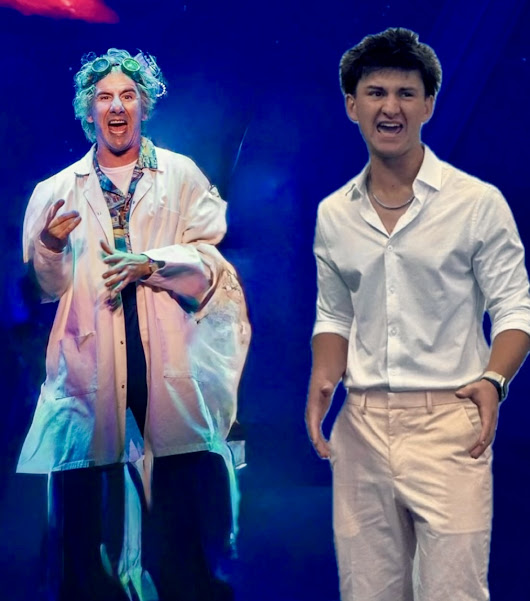 Broadway's David Josefsberg as Doc Brown in "Back To The Future!"